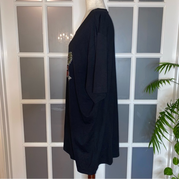 EUC Women’s Size 4XL Human Unlimited “Strong Women” Black Short Sleeve Tee Shirt - Picture 4 of 11